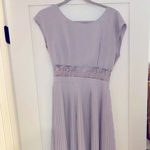 Kimchi Blue Lavender Short-Sleeve Dress with V-Back